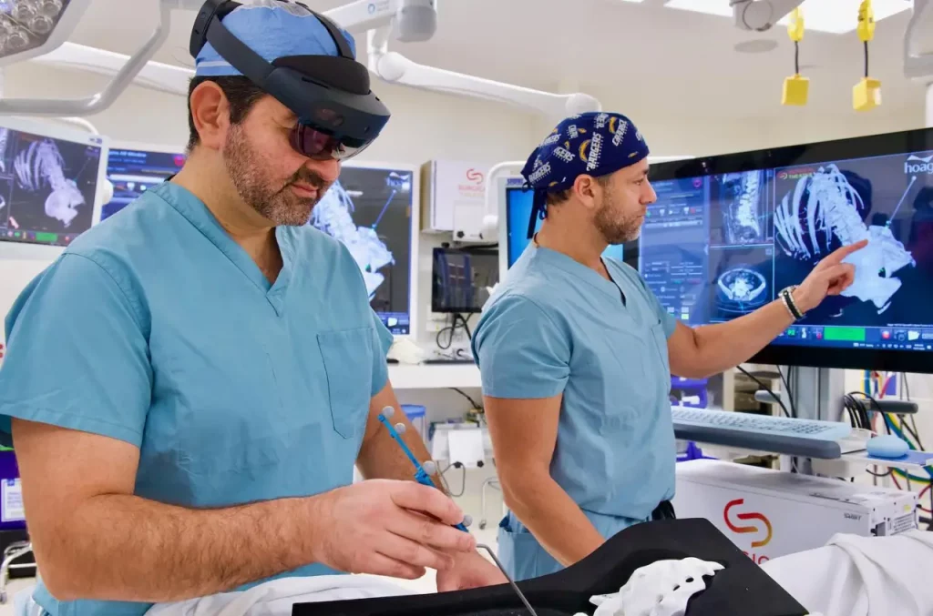 Hoag uses novel augmented reality concept for spinal surgery ...